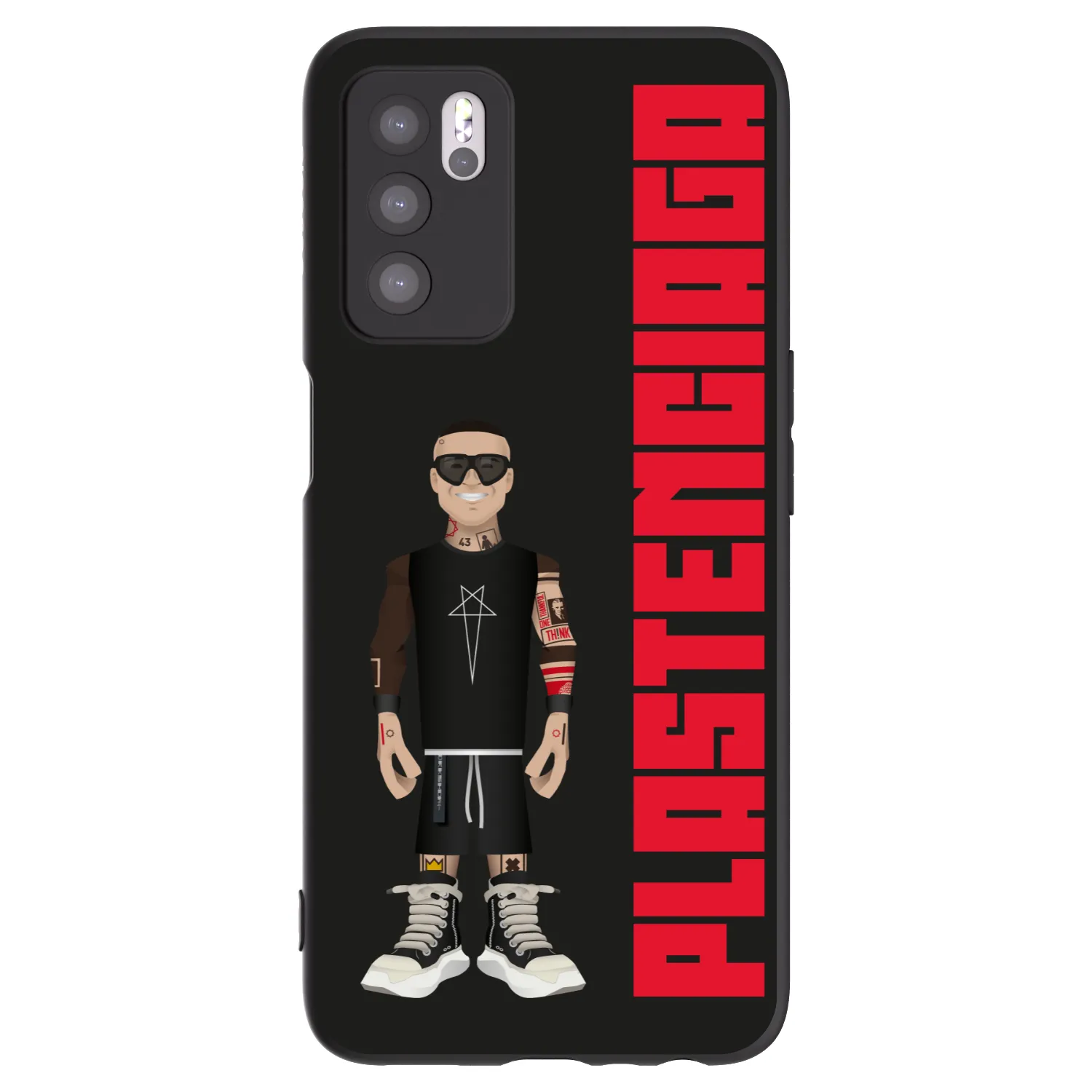 Picasee silikonový černý obal pro OPPO A16 - Tomáš Rajchl