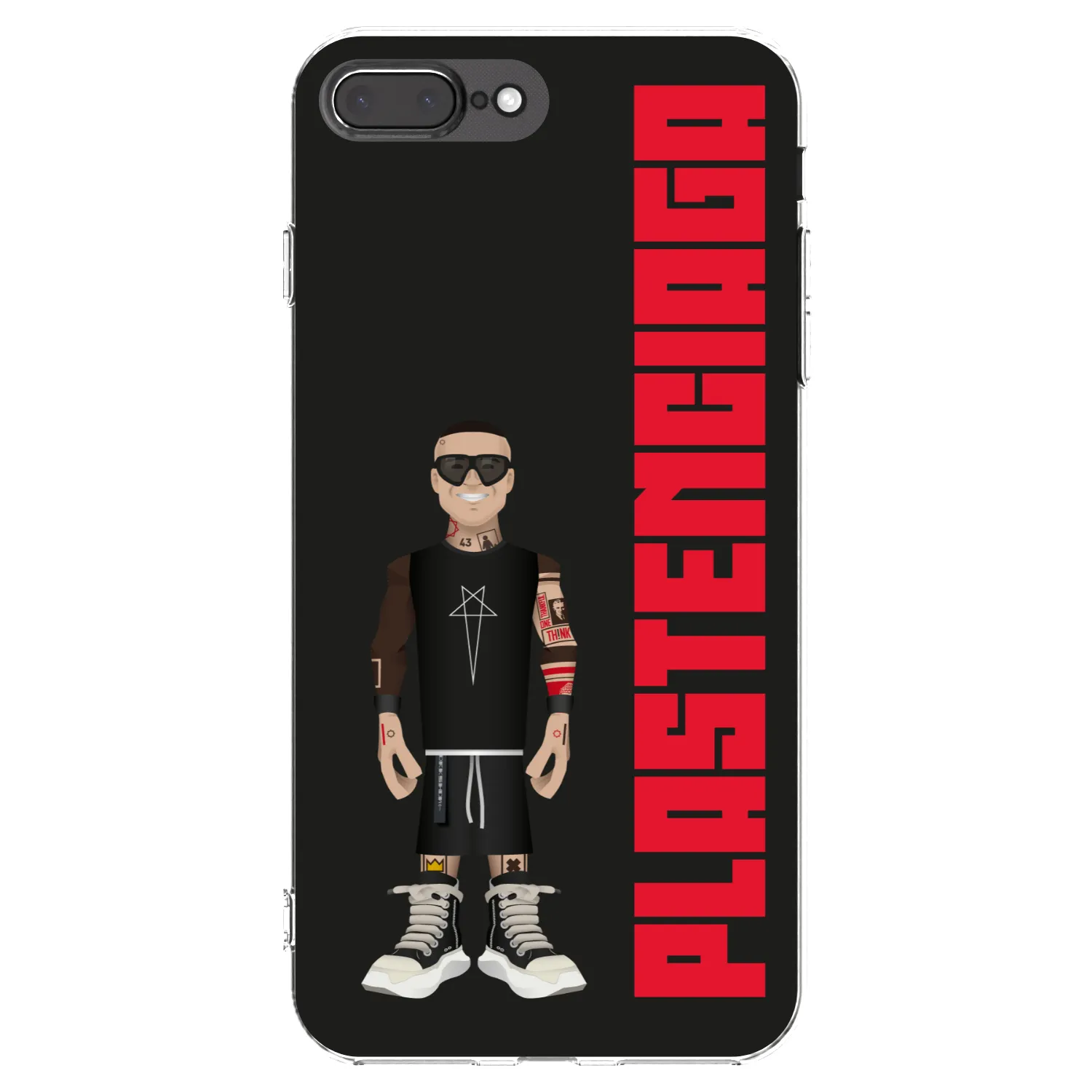 Picasee silikonový průhledný obal pro Apple iPhone 8 Plus - Tomáš Rajchl