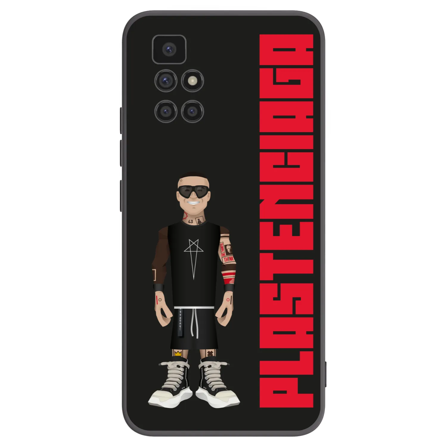Picasee silikonový černý obal pro Xiaomi Redmi 10 (2022) - Tomáš Rajchl