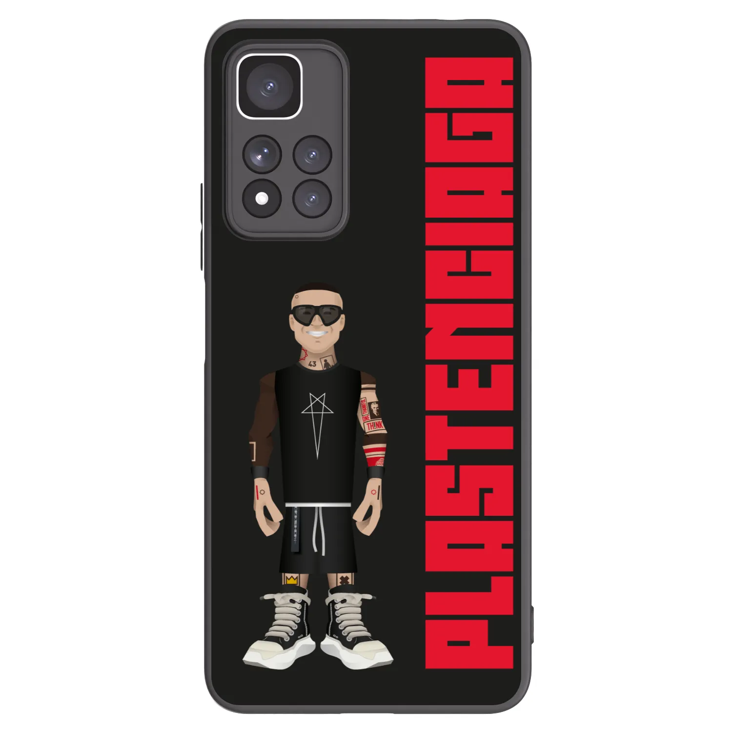 Picasee silikonový černý obal pro Xiaomi Redmi Note 11 Pro+ 5G - Tomáš Rajchl