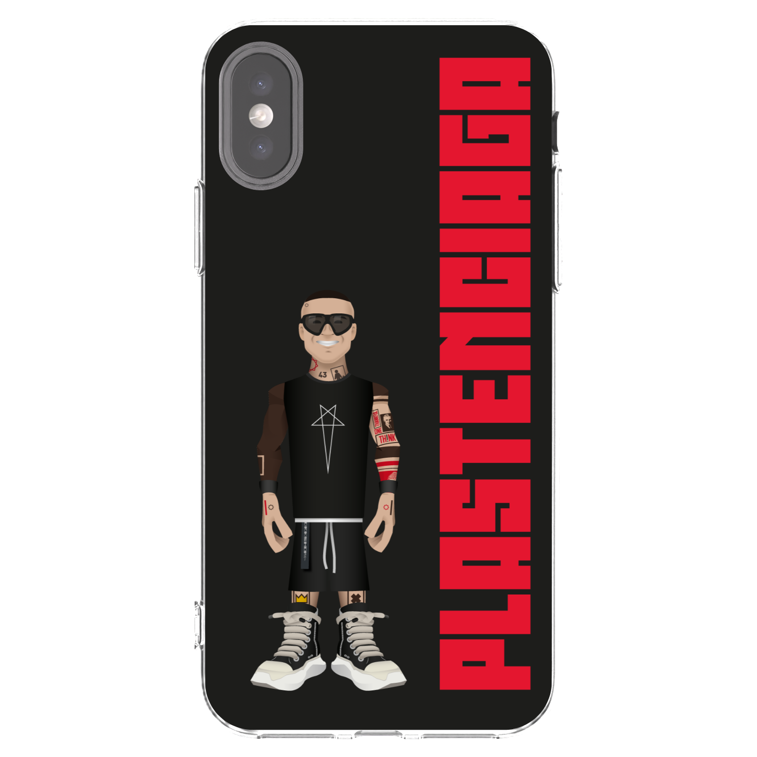 Picasee silikonový průhledný obal pro Apple iPhone X/XS - Tomáš Rajchl