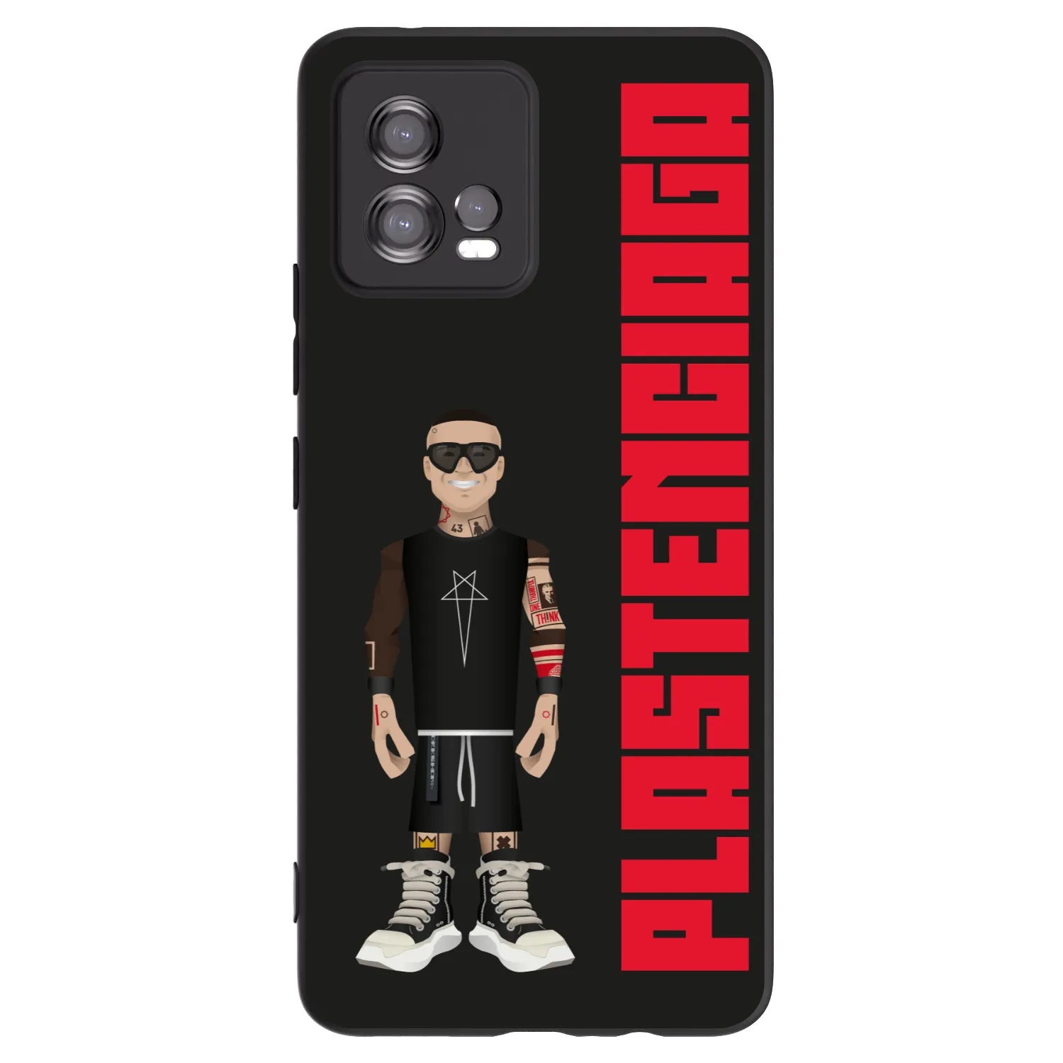 Picasee silikonový černý obal pro Motorola Moto G72 - Tomáš Rajchl