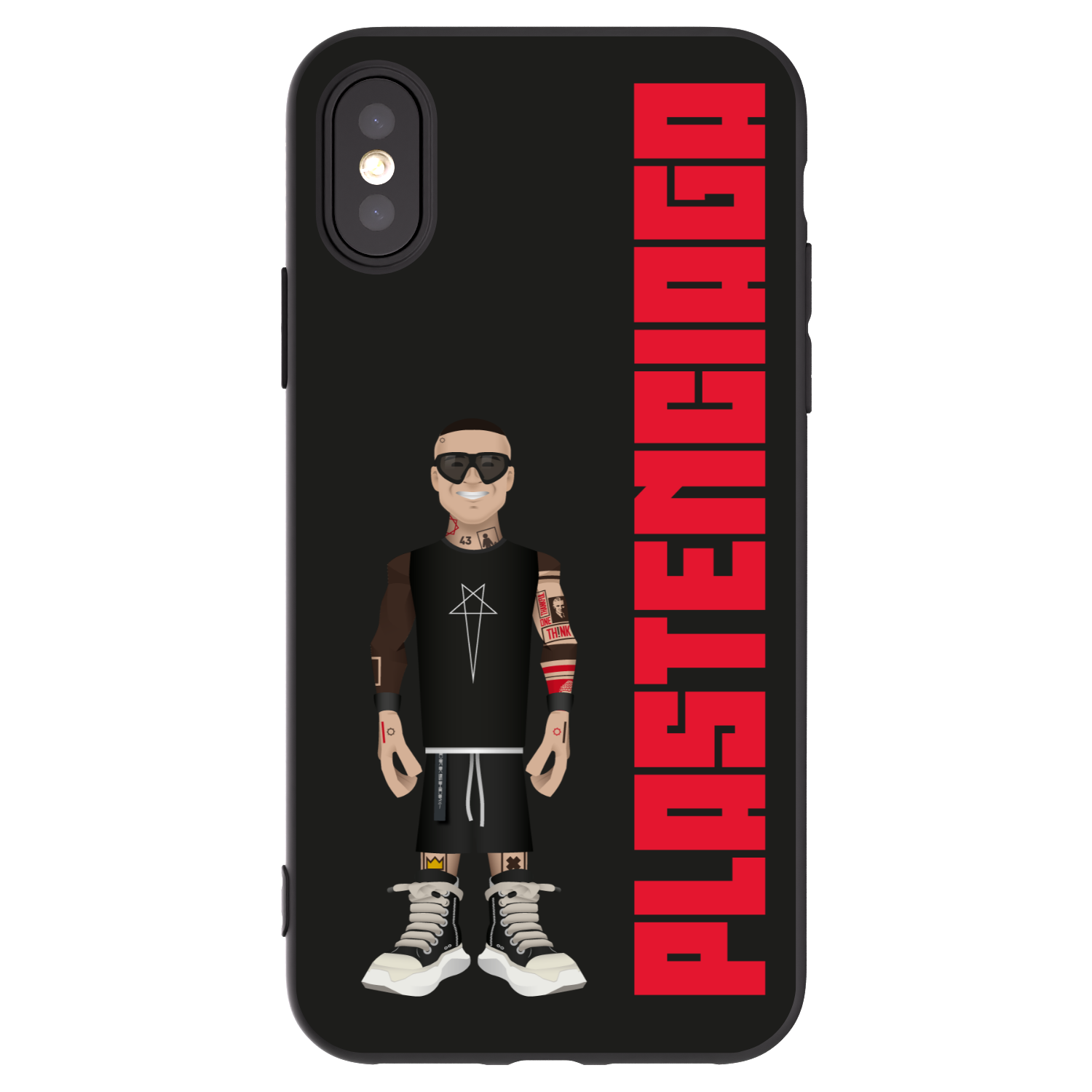Picasee silikonový černý obal pro Apple iPhone X/XS - Tomáš Rajchl