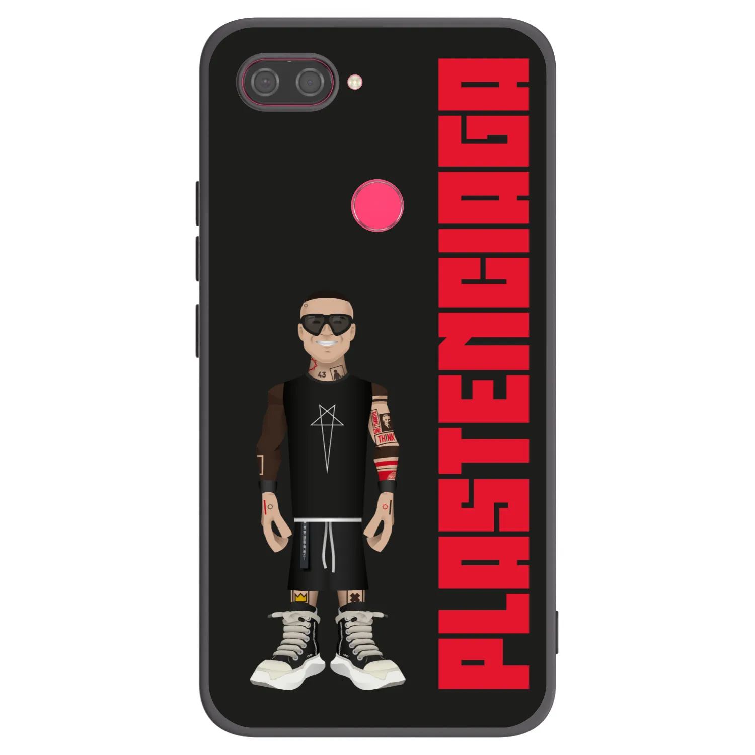 Picasee silikonový černý obal pro Xiaomi Mi 8 Lite - Tomáš Rajchl