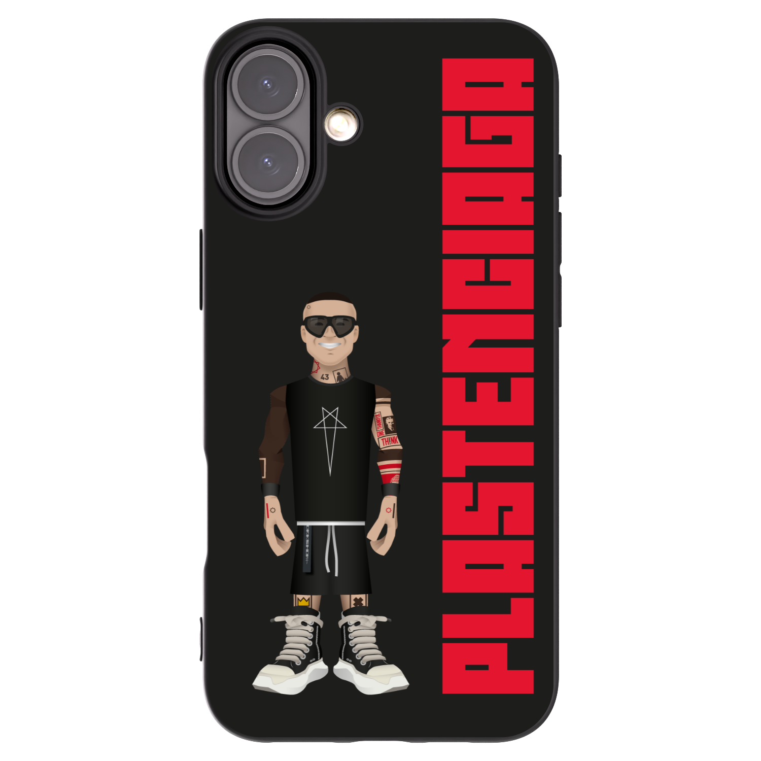 Picasee silikonový černý obal pro Apple iPhone 16 Plus - Tomáš Rajchl