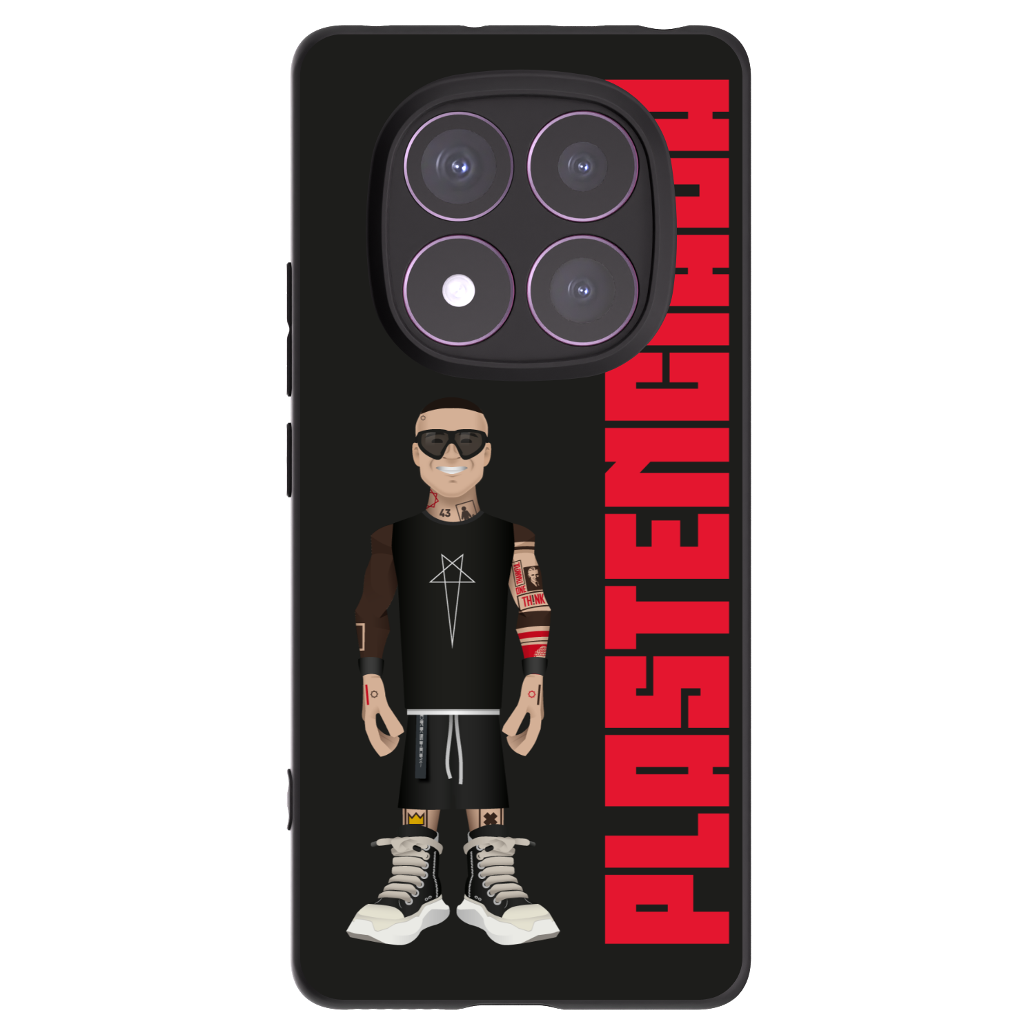 Picasee silikonový černý obal pro Xiaomi Redmi Note 14 Pro 4G - Tomáš Rajchl
