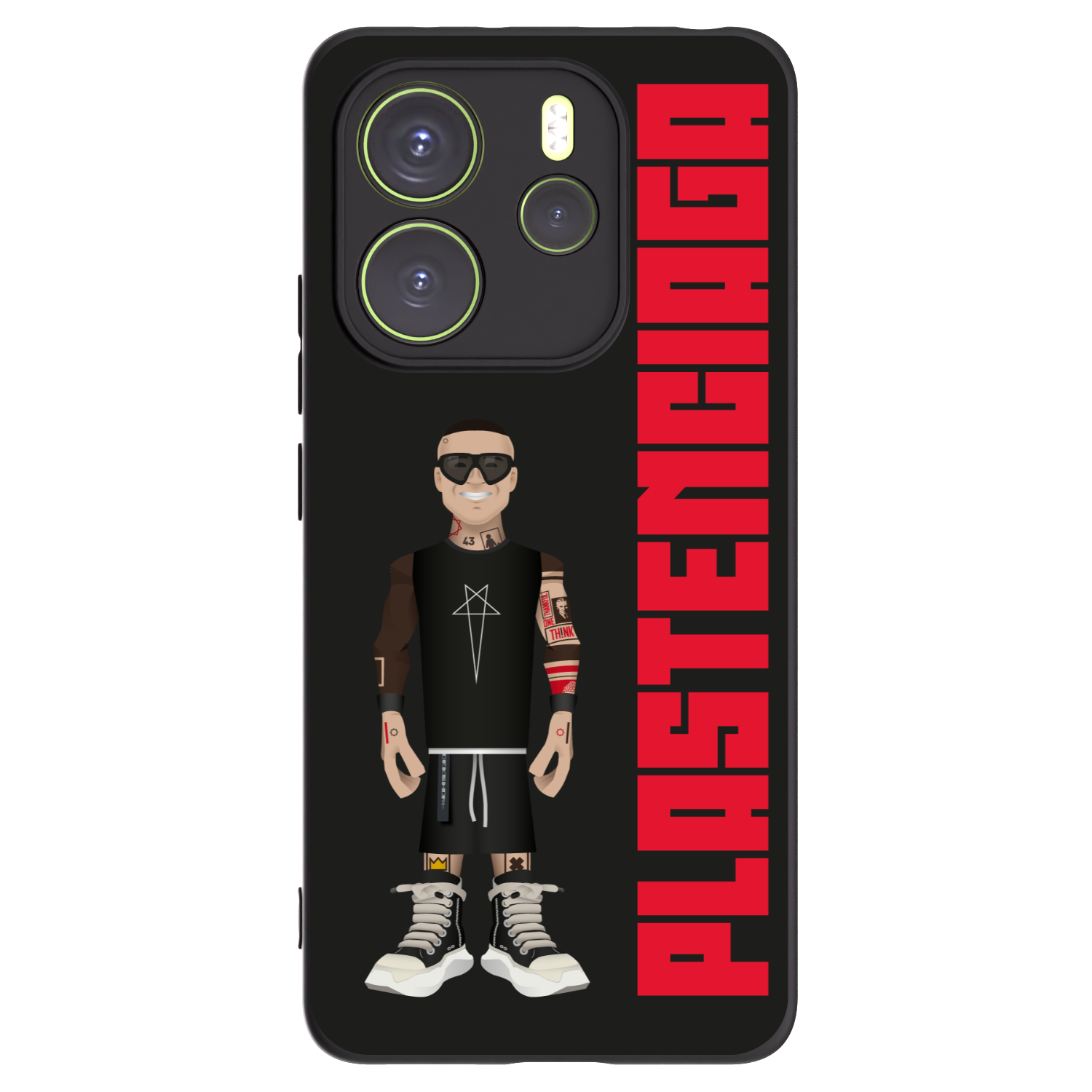 Picasee silikonový černý obal pro Xiaomi Redmi Note 14 4G - Tomáš Rajchl