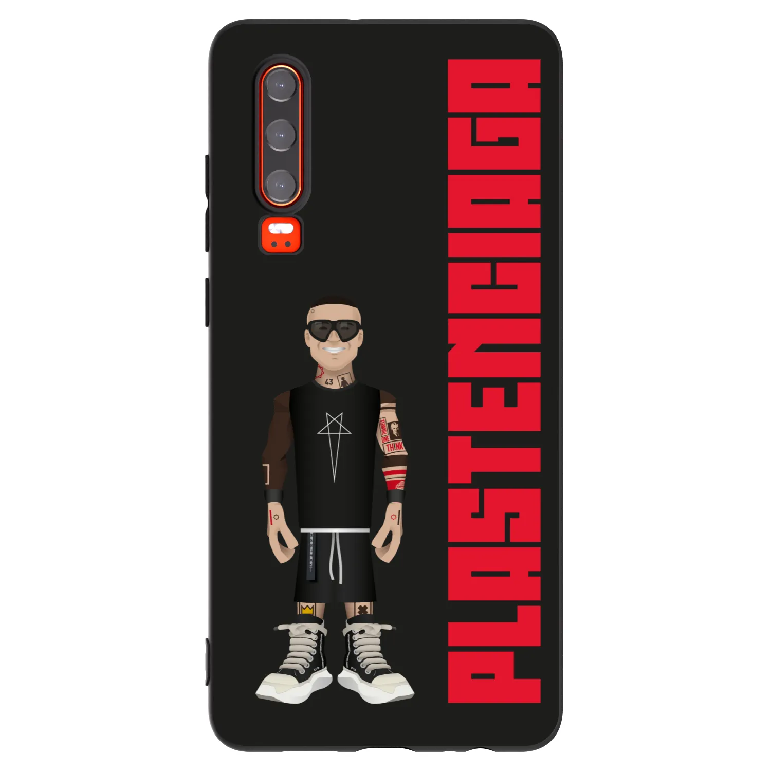 Picasee silikonový černý obal pro Huawei P30 - Tomáš Rajchl