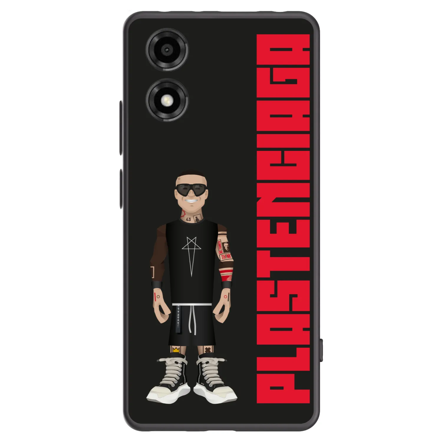 Picasee silikonový černý obal pro Motorola Moto E14 - Tomáš Rajchl