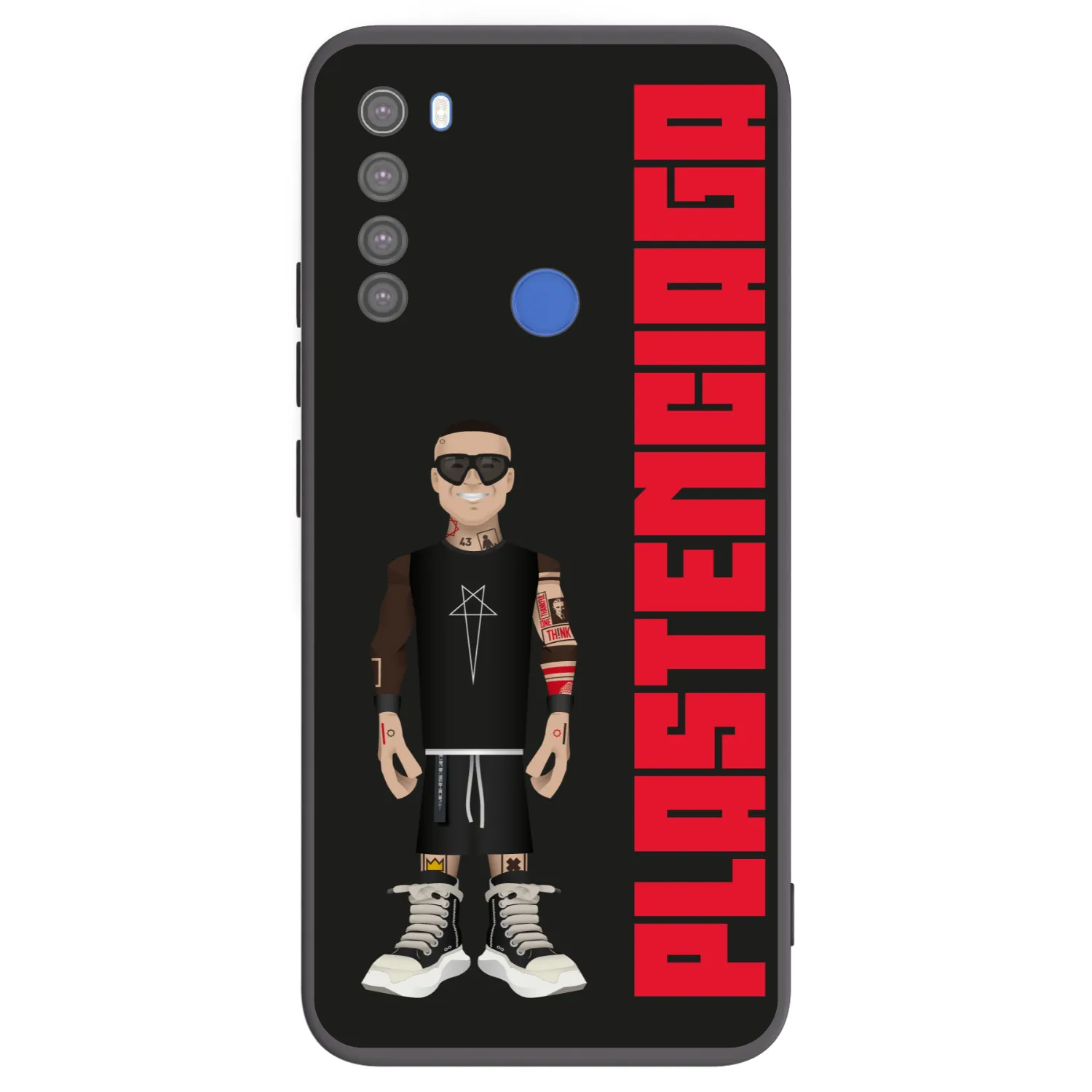 Picasee silikonový černý obal pro Xiaomi Redmi Note 8T - Tomáš Rajchl