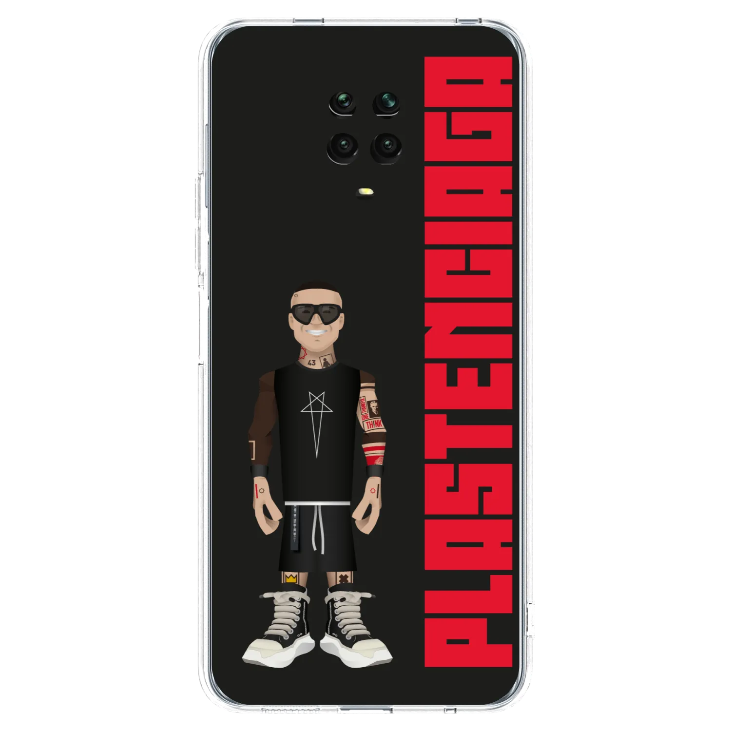Picasee silikonový průhledný obal pro Xiaomi Redmi Note 9 Pro - Tomáš Rajchl