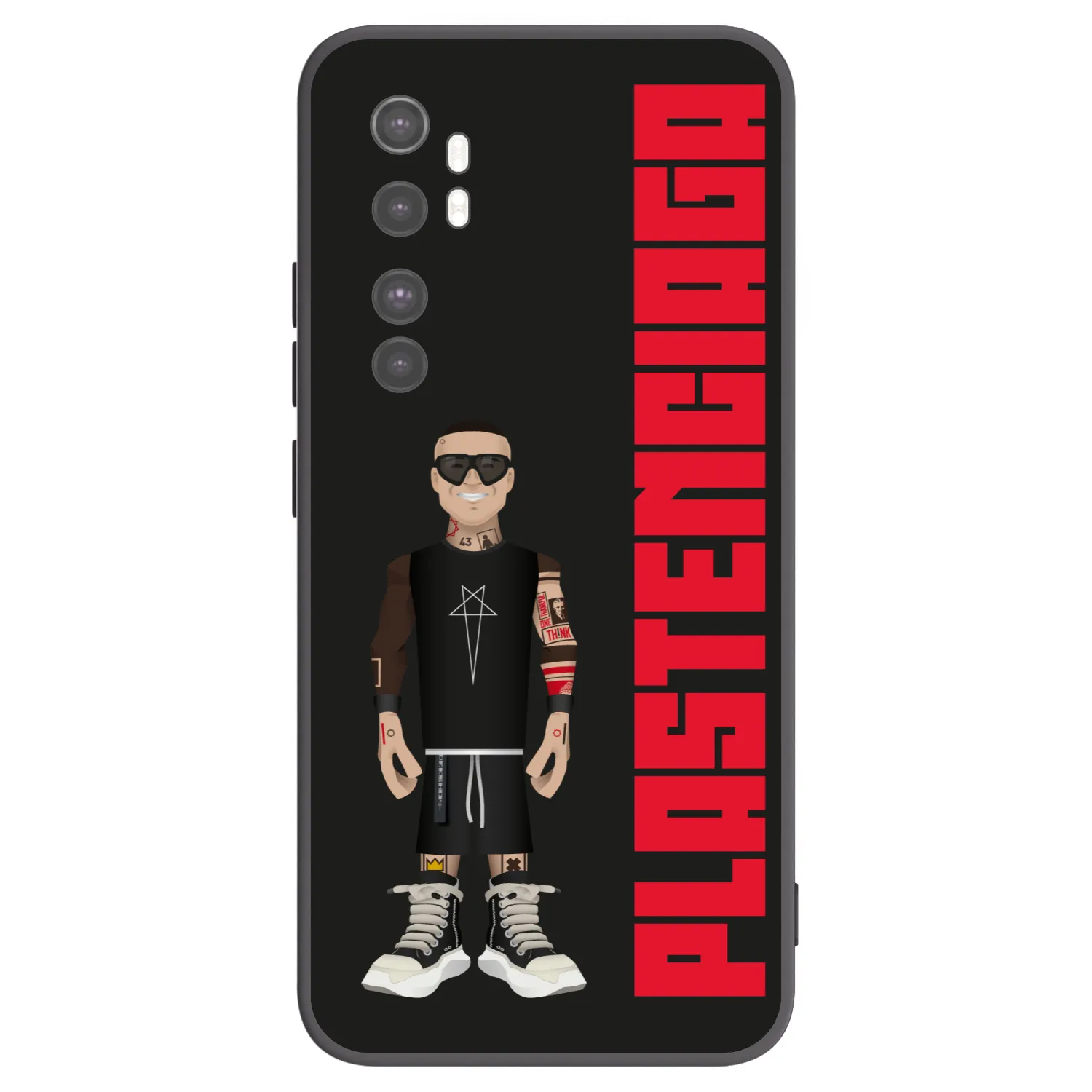 Picasee silikonový černý obal pro Xiaomi Mi Note 10 Lite - Tomáš Rajchl