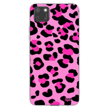 Picasee silikonový průhledný obal pro Huawei Y5P - Pink Tiger