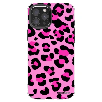 Picasee silikonový průhledný obal pro Apple iPhone 12 Pro Max - Pink Tiger