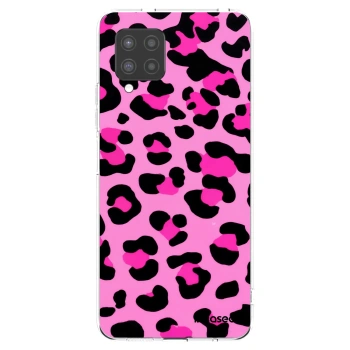 Picasee silikonový průhledný obal pro Samsung Galaxy A42 A426B - Pink Tiger