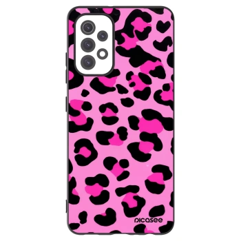 Picasee silikonový černý obal pro Samsung Galaxy A32 5G A326B - Pink Tiger
