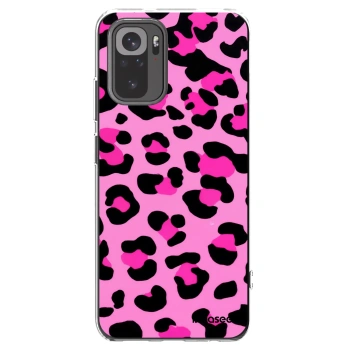 Picasee silikonový průhledný obal pro Xiaomi Redmi Note 10S - Pink Tiger