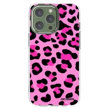 Picasee silikonový průhledný obal pro Apple iPhone 13 Pro - Pink Tiger