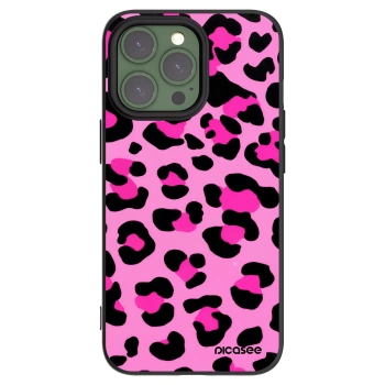 Picasee silikonový černý obal pro Apple iPhone 13 Pro - Pink Tiger