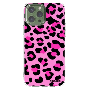 Picasee silikonový průhledný obal pro Apple iPhone 13 Pro Max - Pink Tiger