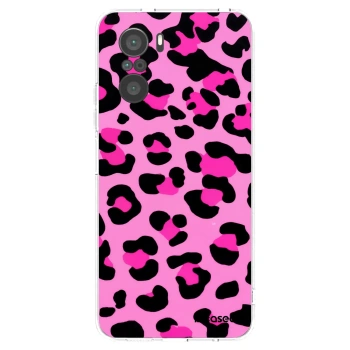 Picasee silikonový průhledný obal pro Xiaomi Poco F3 - Pink Tiger