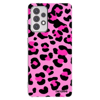 Picasee silikonový průhledný obal pro Samsung Galaxy A52s 5G A528B - Pink Tiger