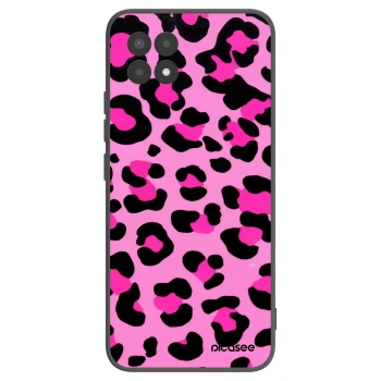 Picasee silikonový černý obal pro Realme 8i - Pink Tiger