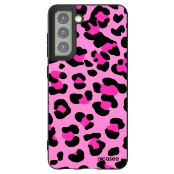 Picasee silikonový černý obal pro Samsung Galaxy S21 FE 5G - Pink Tiger