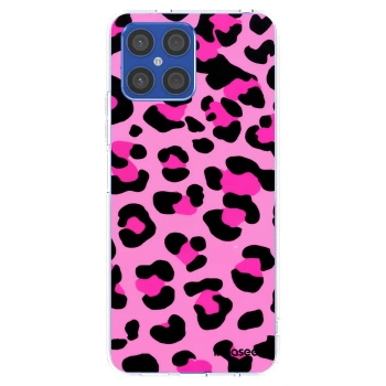 Picasee silikonový průhledný obal pro Honor X8 4G - Pink Tiger