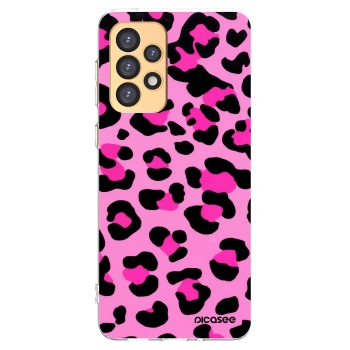 Picasee silikonový průhledný obal pro Samsung Galaxy A33 5G A336 - Pink Tiger