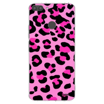 Picasee silikonový průhledný obal pro Huawei P Smart - Pink Tiger