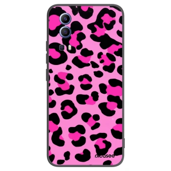 Picasee silikonový černý obal pro Vivo Y52 5G - Pink Tiger