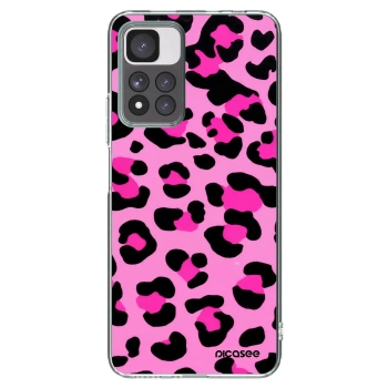 Picasee silikonový průhledný obal pro Xiaomi Redmi Note 11 Pro+ 5G - Pink Tiger