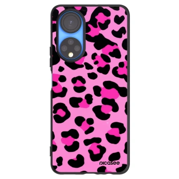 Picasee silikonový černý obal pro Honor X7 - Pink Tiger