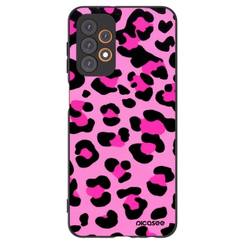 Picasee silikonový černý obal pro Samsung Galaxy A23 A236B 5G - Pink Tiger