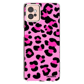 Picasee silikonový průhledný obal pro Motorola Moto G32 - Pink Tiger