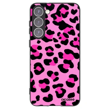 Picasee silikonový černý obal pro Samsung Galaxy S23+ 5G - Pink Tiger