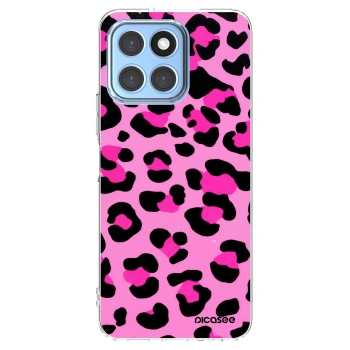 Picasee silikonový průhledný obal pro Honor X8 5G - Pink Tiger