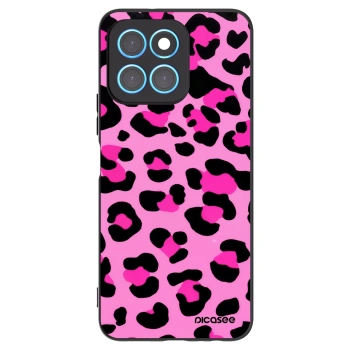 Picasee silikonový černý obal pro Honor X6 - Pink Tiger