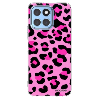 Picasee silikonový průhledný obal pro Honor X6 - Pink Tiger