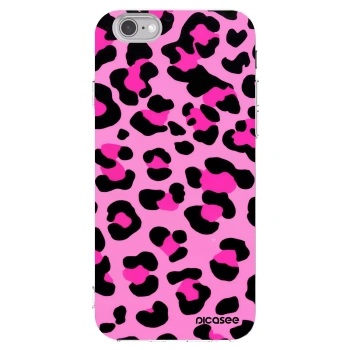 Picasee silikonový průhledný obal pro Apple iPhone 6/6S - Pink Tiger