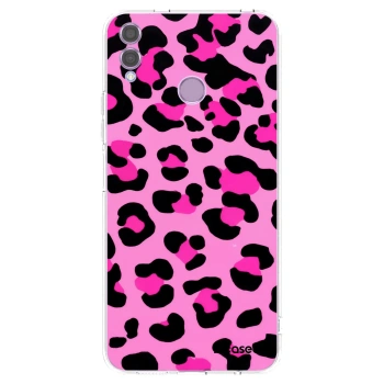Picasee silikonový průhledný obal pro Honor 8X - Pink Tiger