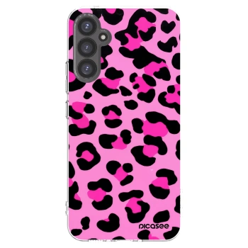 Picasee silikonový průhledný obal pro Samsung Galaxy A34 5G A346B - Pink Tiger