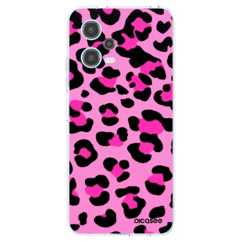 Picasee silikonový průhledný obal pro Xiaomi Redmi Note 12 5G - Pink Tiger