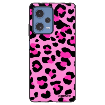 Picasee silikonový černý obal pro Xiaomi Redmi Note 12 Pro 5G - Pink Tiger
