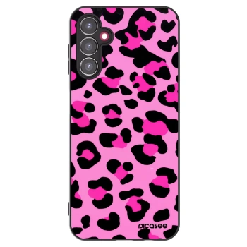 Picasee silikonový černý obal pro Samsung Galaxy A14 4G A145R - Pink Tiger