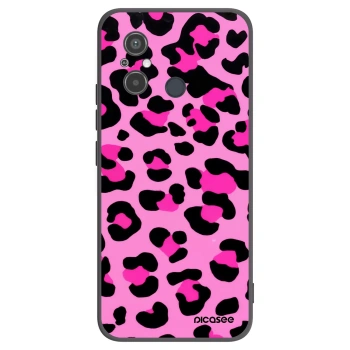 Picasee silikonový černý obal pro Xiaomi Redmi 12C - Pink Tiger
