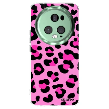 Picasee silikonový průhledný obal pro Honor Magic5 Pro - Pink Tiger