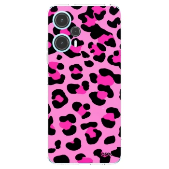Picasee silikonový průhledný obal pro Xiaomi Poco F5 - Pink Tiger