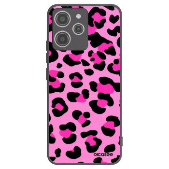 Picasee silikonový černý obal pro Xiaomi Redmi 12 4G - Pink Tiger